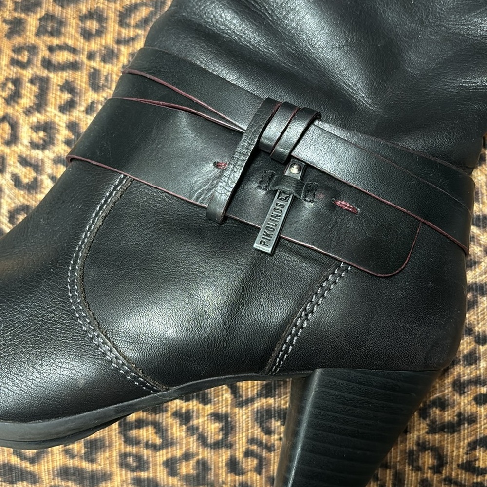 Pikolinos Black Dress Boots - Picture 5 of 7